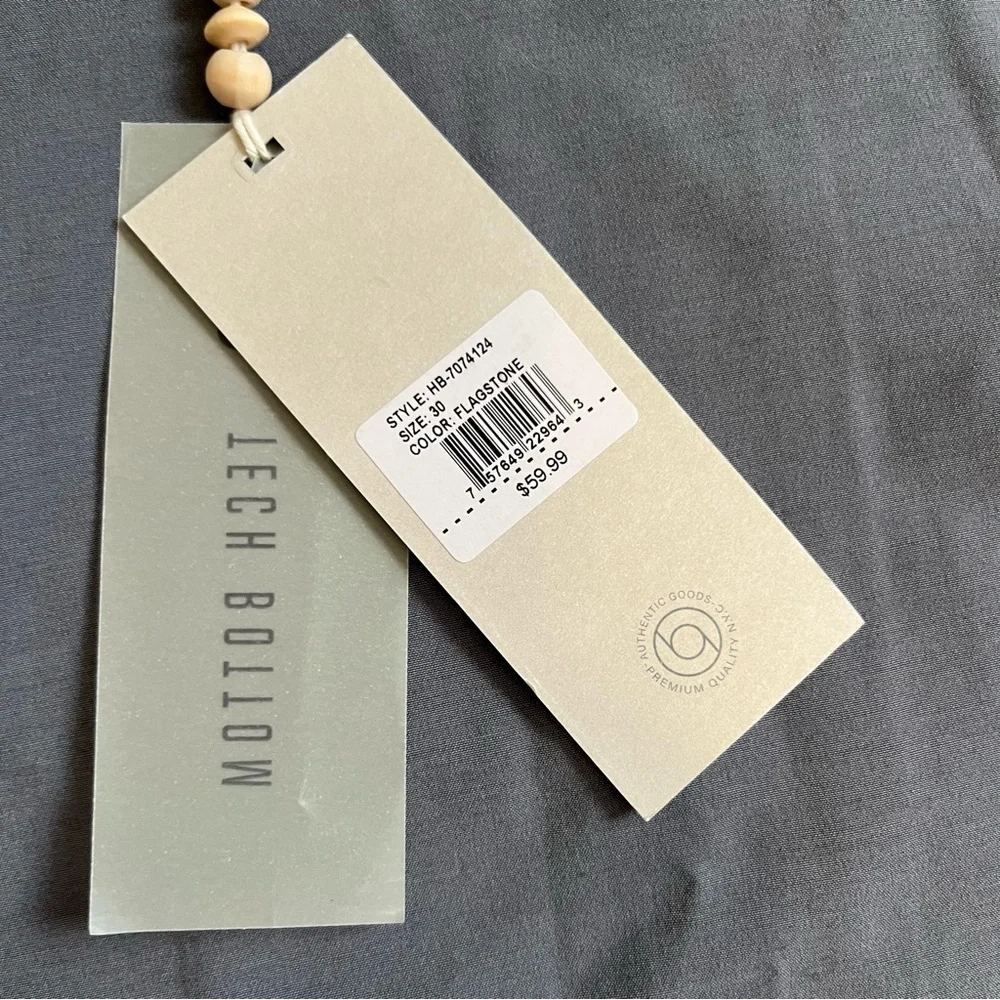 NWT Hudson & Barrow Superior Short 9in inseam Gray Tech Bottom Shorts Waist 30 - Picture 7 of 7
